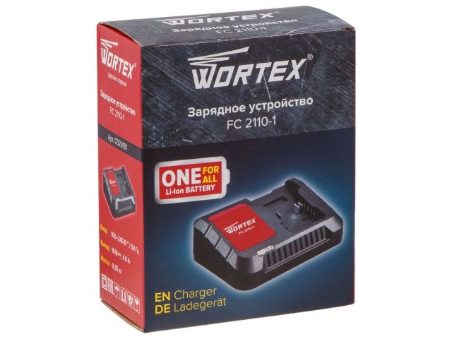 Зарядное устройство WORTEX FC 2110-1 ALL1 XLT 1 слот, 4 А (быстрая зарядка)