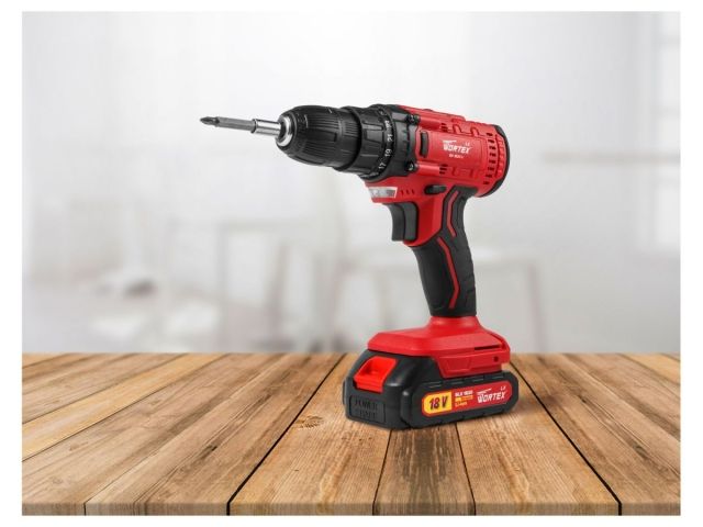 Аккум. дрель-шуруповерт WORTEX LX BD 1820 Li в чем. ALL1 XLT, 18 В, 30 Н*м, 2х2 А*ч, БЗП 10 мм (2 скорости)