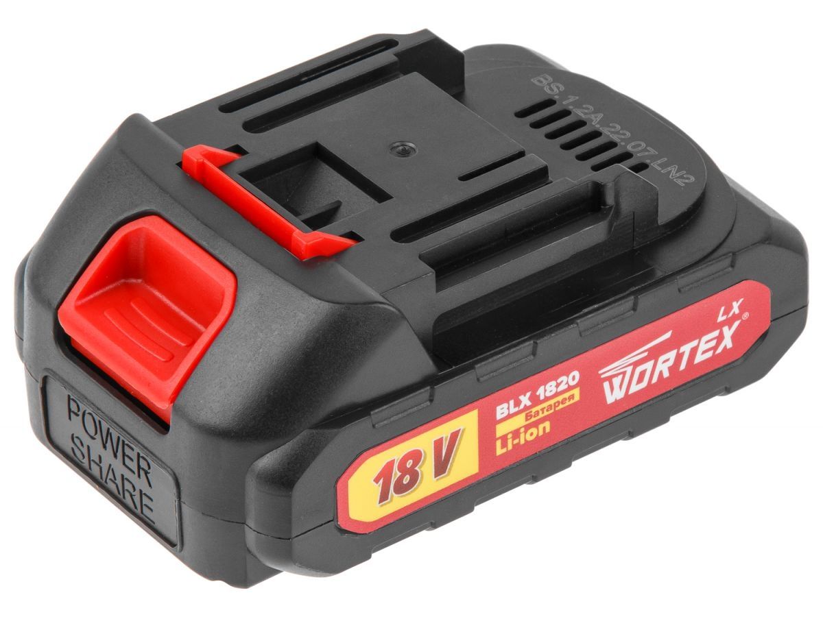 Аккум. дрель-шуруповерт WORTEX LX BD 1820 Li в чем. ALL1 XLT, 18 В, 30 Н*м, 2х2 А*ч, БЗП 10 мм