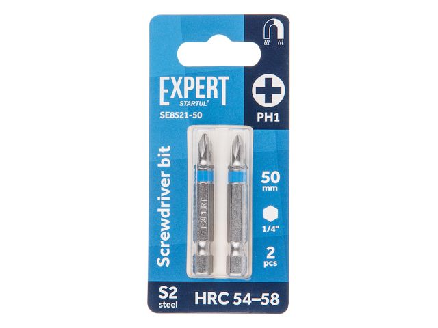Насадка крестообразная PH1 50мм 2шт EXPERT STARTUL (SE8521-50)