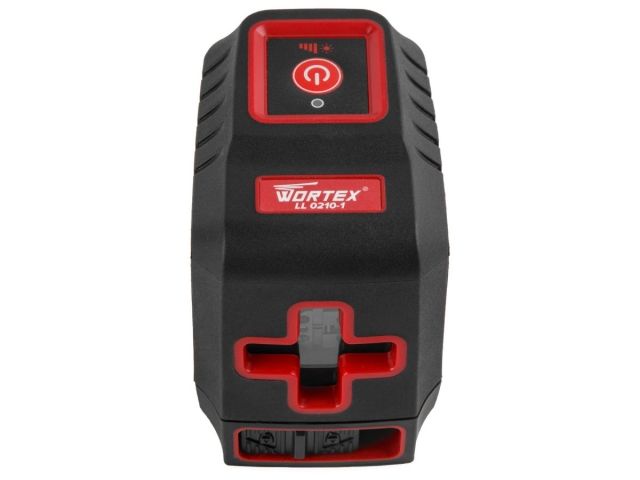 Нивелир лазерный WORTEX LL 0210-1 со штативом в кор. 2х130°, до 15 м, +/- 0.3 мм/м, красный (резьба 1/4", штатив 1 м в комплекте)