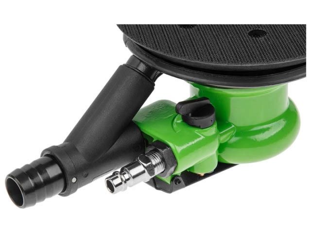 Пневмошлифмашина эксцентриковая ECO ASP12-150V (150 мм / 6"; Эксцентр.: 5 мм; 10 000 об/мин; 180 л/мин; вакуум.пылеотвод)