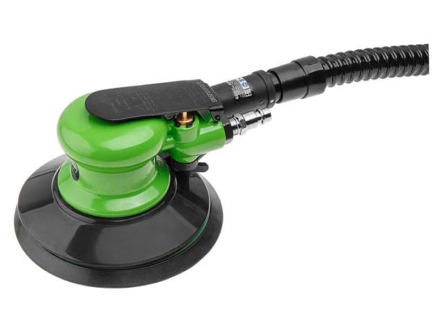 Пневмошлифмашина эксцентриковая ECO ASP12-150V (150 мм / 6"; Эксцентр.: 5 мм; 10 000 об/мин; 180 л/мин; вакуум.пылеотвод)