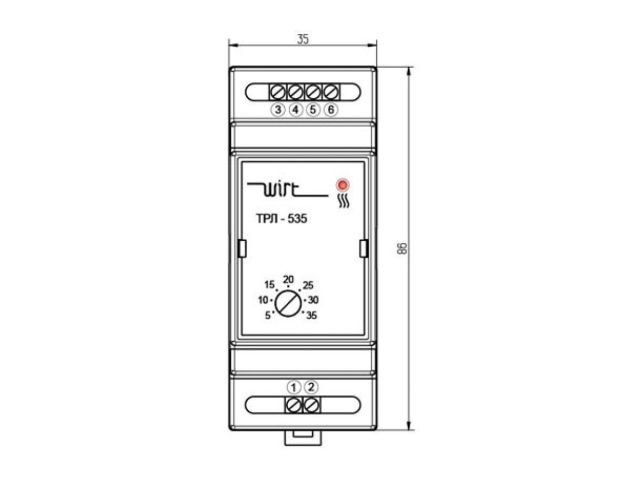Регулятор температуры, ТРЛ - 535 WIRT