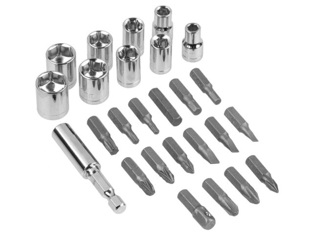 Отвертка реверс. с набором головок и бит 28пр. STARTUL PROFI (ST3095-28)