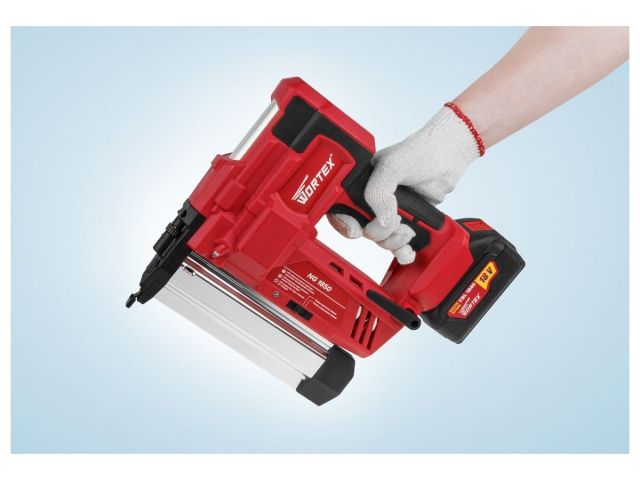Аккум. гвоздезабиватель WORTEX NG 1850 в кор. ALL1 XLT SOLO, 18 В, 15-50 мм, 100 уд/мин. (тип гвоздей: 18GA)