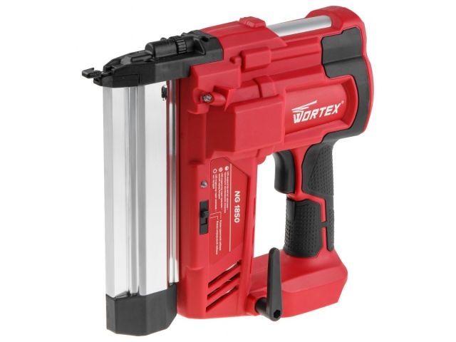 Аккум. гвоздезабиватель WORTEX NG 1850 в кор. ALL1 XLT SOLO, 18 В, 15-50 мм, 100 уд/мин. (тип гвоздей: 18GA)