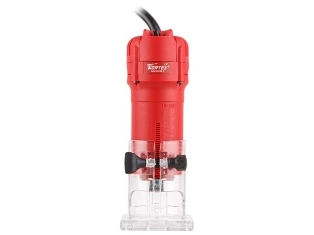 Фрезер кромочный WORTEX LX MM 6016 E в кор. + аксессуары 600 Вт, цанга 6/8 мм, 30000 об/мин (Ход фрезы 40 мм, 1.4 кг)