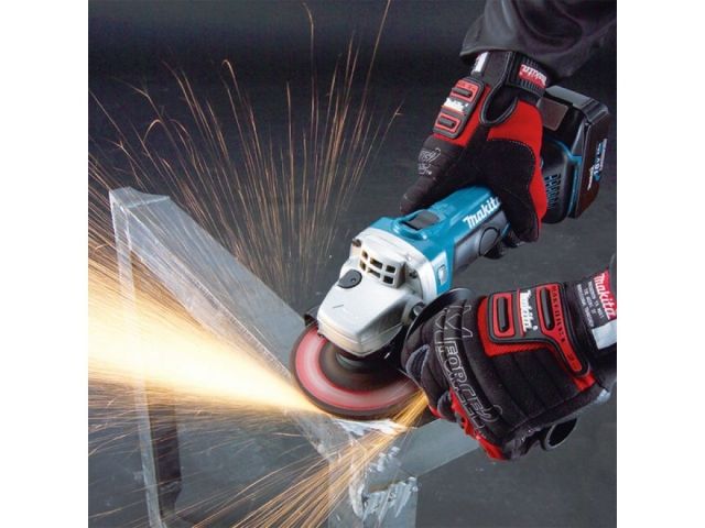 Аккум. углошлифмашина MAKITA LXT DGA 452 Z в кор. (18.0 В, БЕЗ АККУМУЛЯТОРА, диск 115х22.0 мм, вибро)