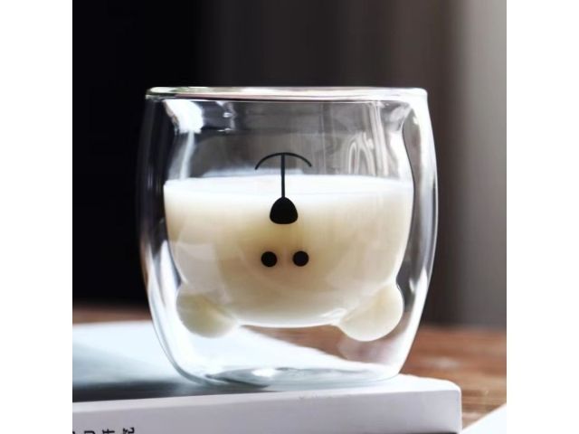 Стакан стеклянный с двойными стенками, 250 мл, серия Bear, PERFECTO LINEA