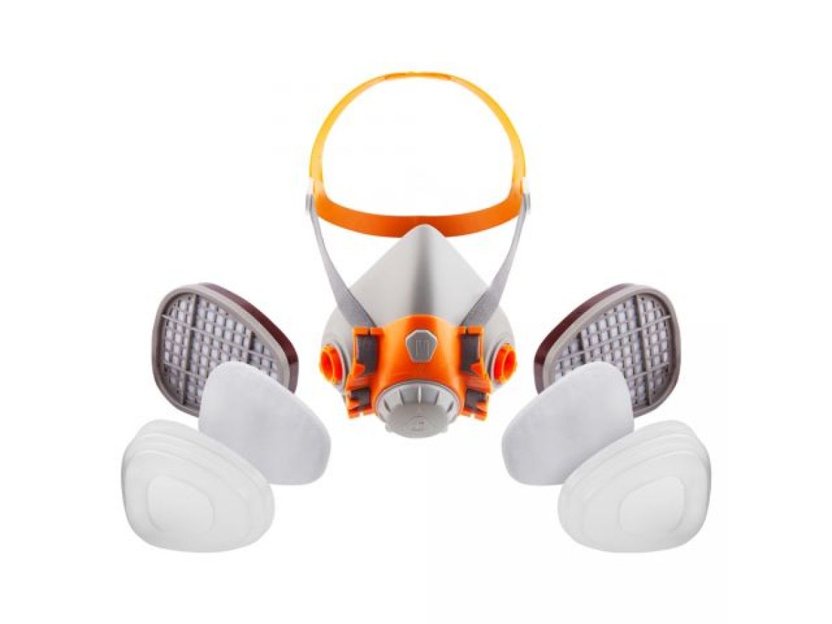 Полумаска 6500 с фильтрами 6510 А1 с предфильтрами и с держателями Jeta Safety (комплект)
