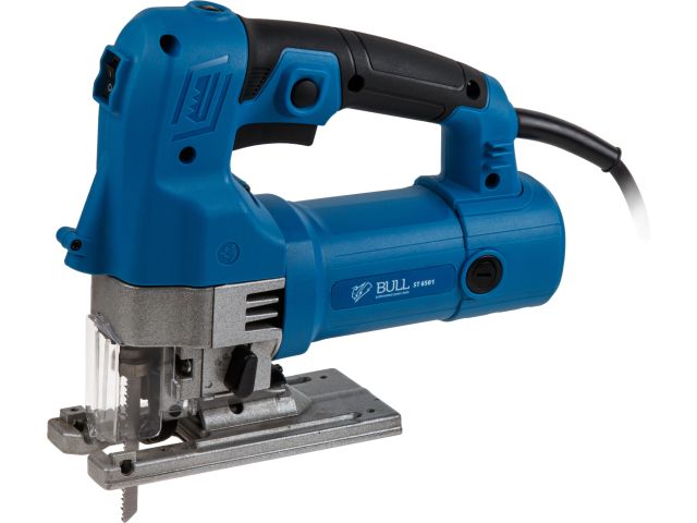 Лобзик электрический BULL ST 6501 в чем. 600 Вт, 500-3000 ход/мин, до 110 мм (Кабель 4 м, подсветка, литая алюминиевая платформа, быстрозажи