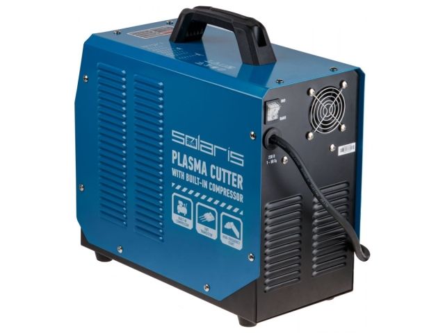Плазморез Solaris AirCut PC-400 (220 В; 15-40 А; Высоковольтный поджиг; встроен.компрессор; термозащита; плавный запуск)