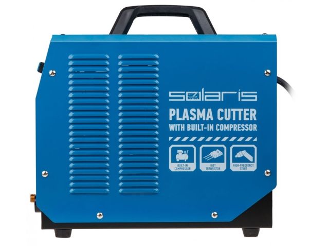Плазморез Solaris AirCut PC-400 (220 В; 15-40 А; Высоковольтный поджиг; встроен.компрессор; термозащита; плавный запуск)