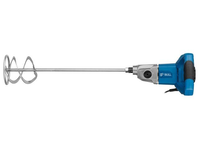 Миксер строительный BULL BM 1416 1600 Вт, 2 скор., M14, рег. об. + насадка (1600 Вт, 2 скор., зажим резьба M14, насадка для смешивания 140 м