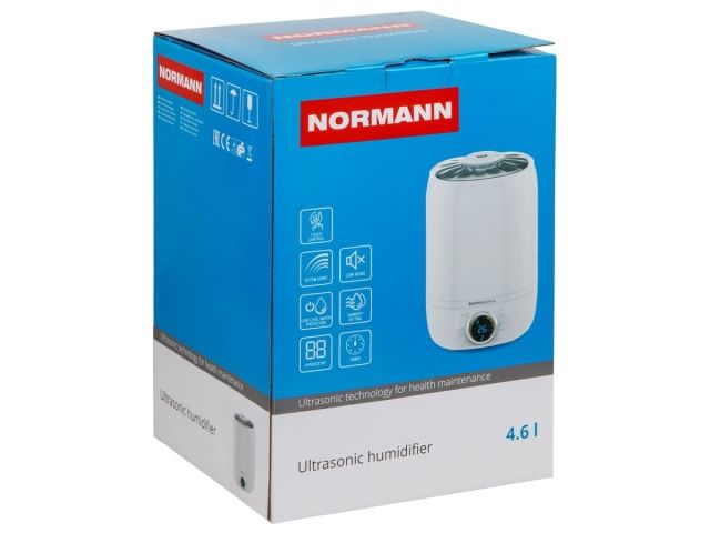 Увлажнитель воздуха NORMANN AUH-032 (25 Вт; 4,6 л; произв. 350 мл/ч; площадь 30 кв.м;)