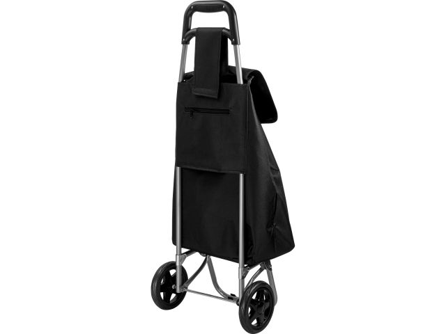 Сумка-тележка хозяйственная на колесах 20 кг, черная, PERFECTO LINEA