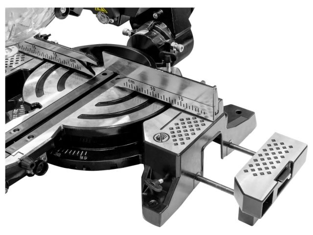 Торцовочная пила WORTEX MS 2116-1 LM в кор. 1800 Вт, 210 мм, глуб. до 65 мм, шир. до 300 мм, лазер (Консольный тип протяжки)