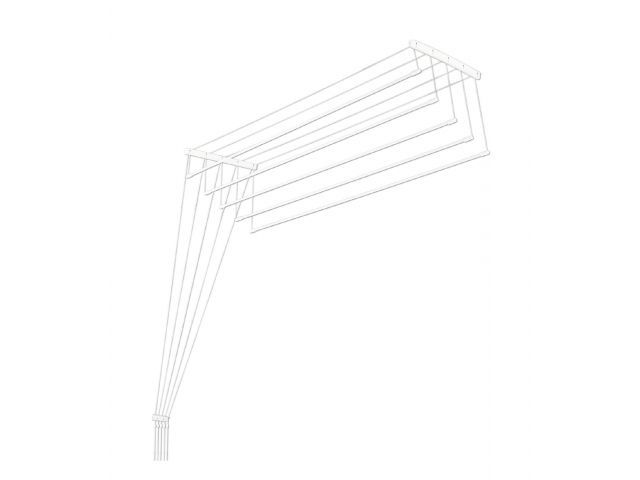 Сушилка для белья потолочная алюминиевая 1,8 м, 5 стержней, EURO PREMIUM, PERFECTO LINEA (5 прутьев)