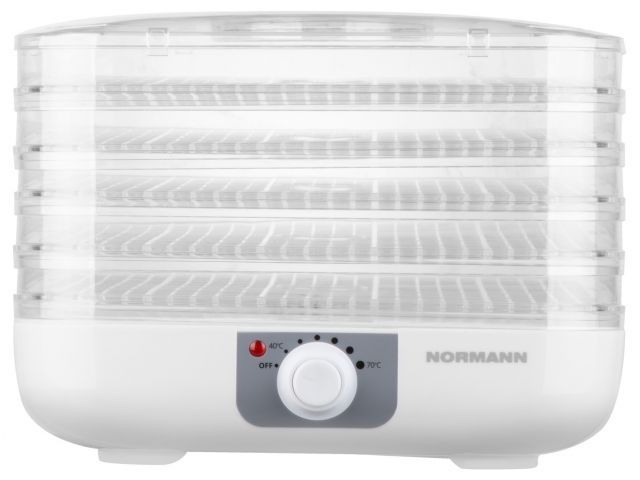 Сушилка для овощей и фруктов AFD-903 NORMANN (350 Вт; 5 больших лотков; регулировка температуры)