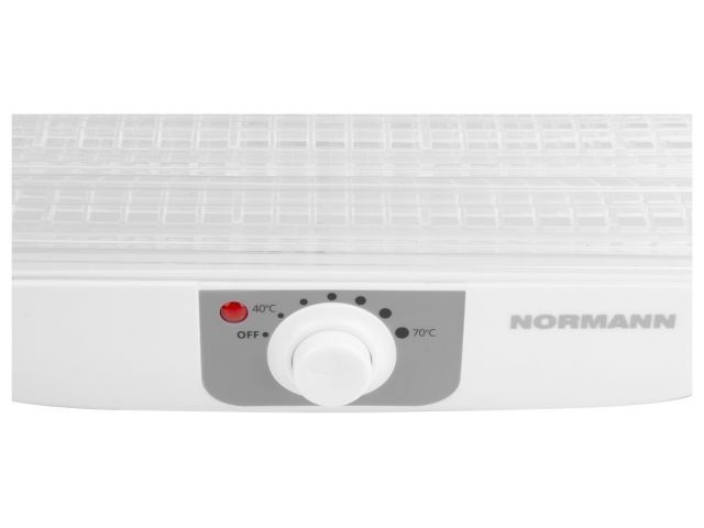 Сушилка для овощей и фруктов AFD-903 NORMANN (350 Вт; 5 больших лотков; регулировка температуры)