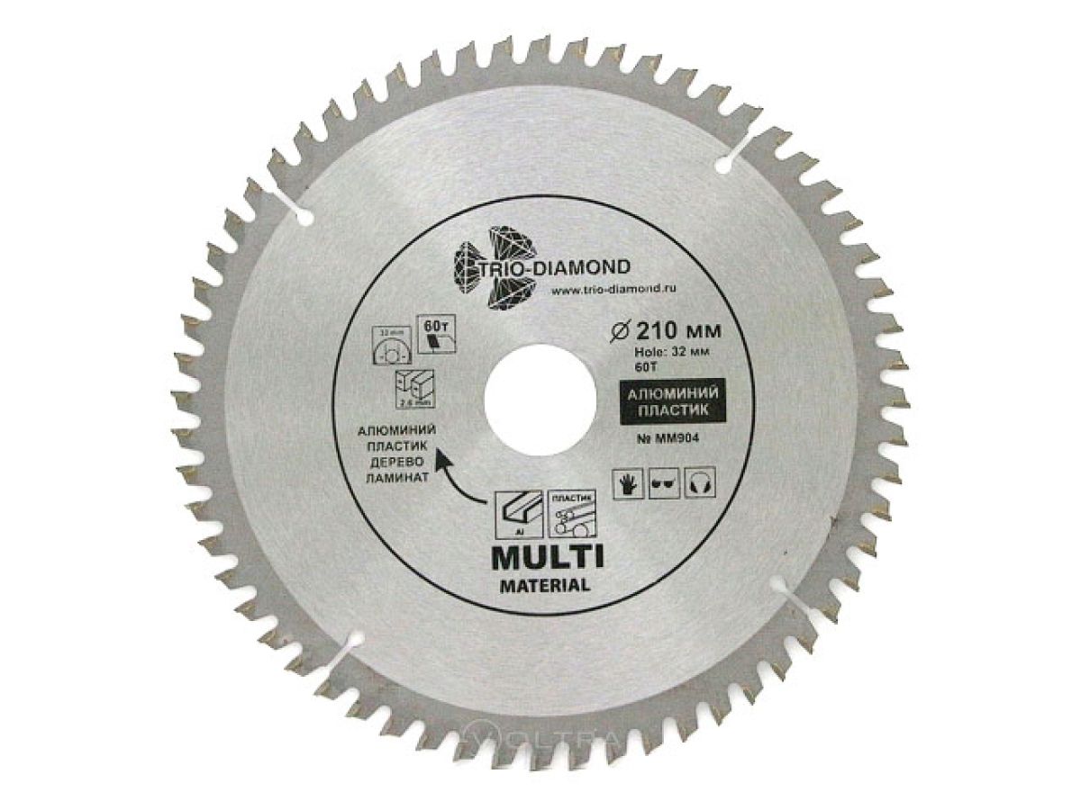 Диск пильный 160х20/30/32 мм 48 зуб. универсальный Multi Material