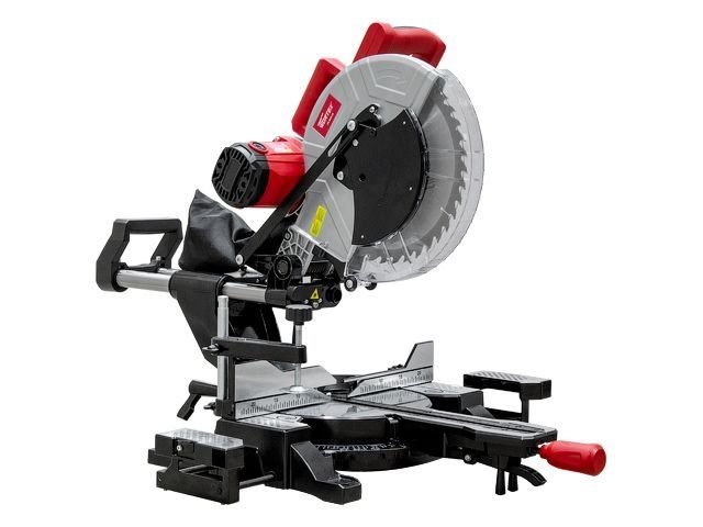 Торцовочная пила WORTEX MS 3020 LB в кор. 1800 Вт, 305 мм, глуб. до 105 мм, шир. до 330 мм, лазер (Ременной привод)