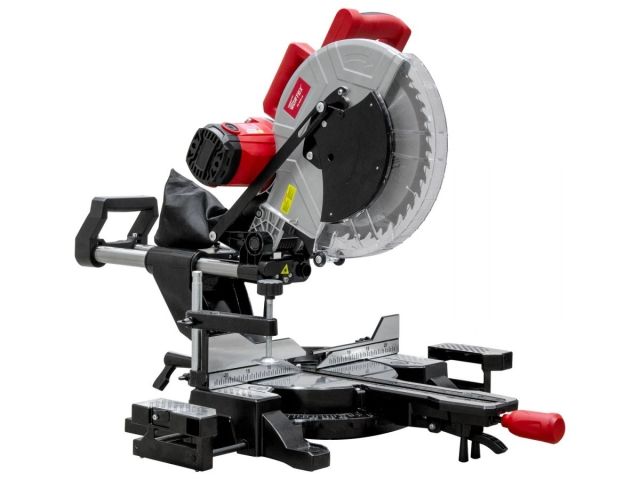 Торцовочная пила WORTEX MS 3020 LB в кор. 1800 Вт, 305 мм, глуб. до 105 мм, шир. до 330 мм, лазер (Ременной привод)