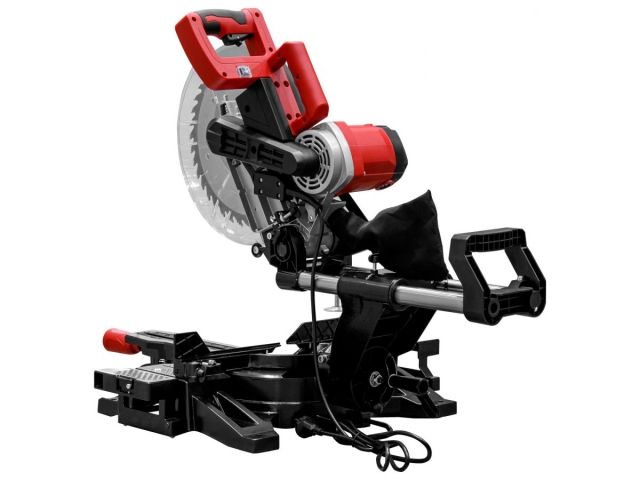 Торцовочная пила WORTEX MS 3020 LB в кор. 1800 Вт, 305 мм, глуб. до 105 мм, шир. до 330 мм, лазер (Ременной привод)