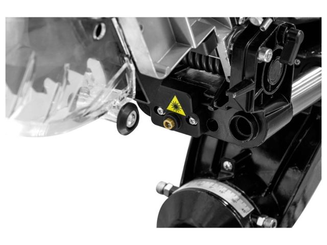 Торцовочная пила WORTEX MS 3020 LB в кор. 1800 Вт, 305 мм, глуб. до 105 мм, шир. до 330 мм, лазер (Ременной привод)