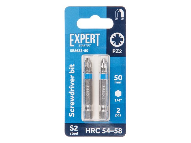 Насадка крестообразная PZ2 50мм 2шт EXPERT STARTUL (SE8622-50)