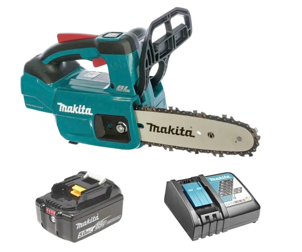 Аккум. пила цепная MAKITA LXT DUC204RT 8″/20см, 3/8″, 1,1мм, 24м/с, XPT
