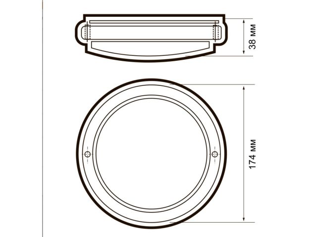 Светильник светодиодный PBH-PC7-RA, 18W, 4000K, IP65, WHITE JAZZWAY