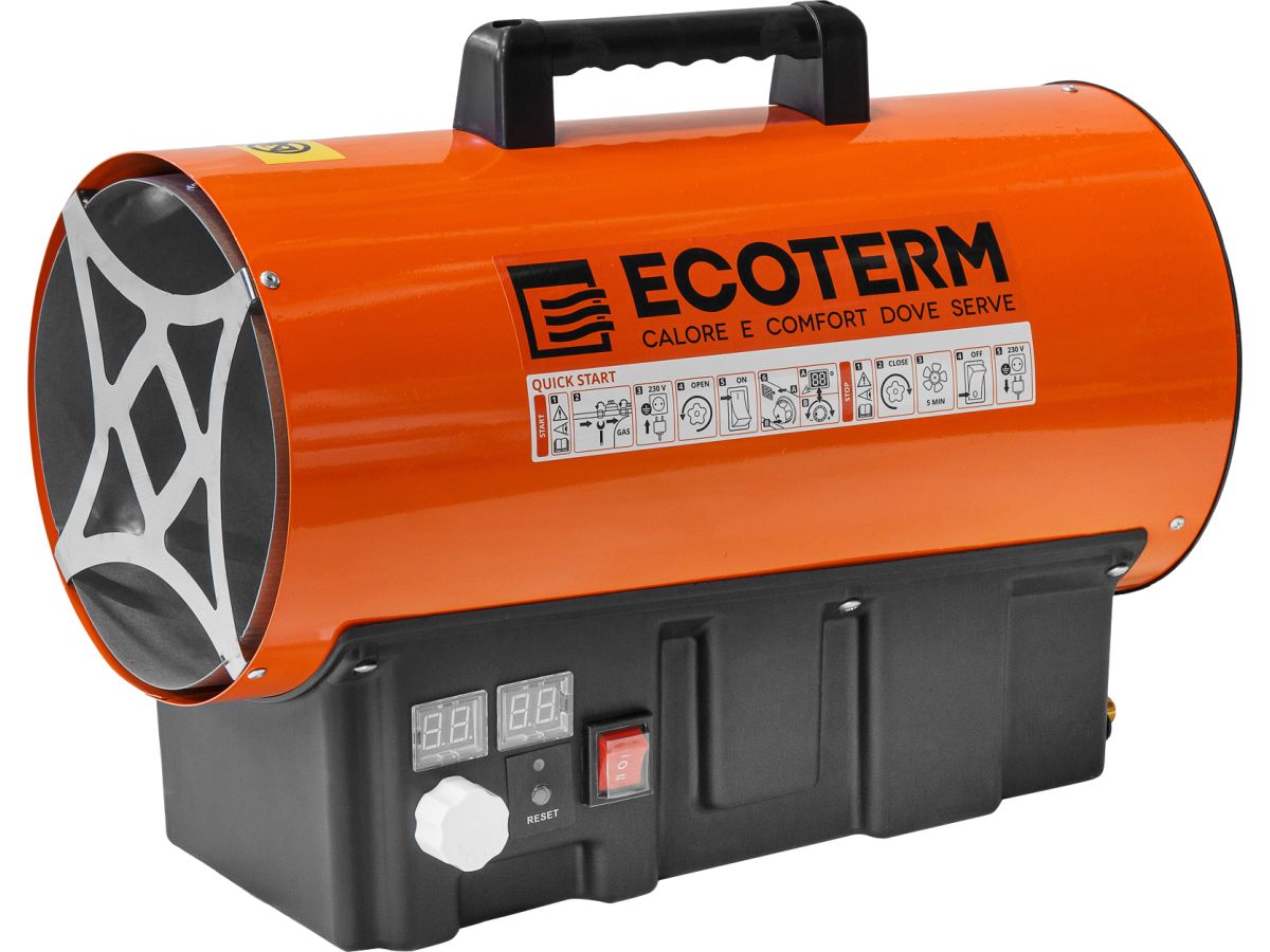 Нагреватель воздуха газ. Ecoterm GHD-31T прям., 30 кВт, термостат, переносной