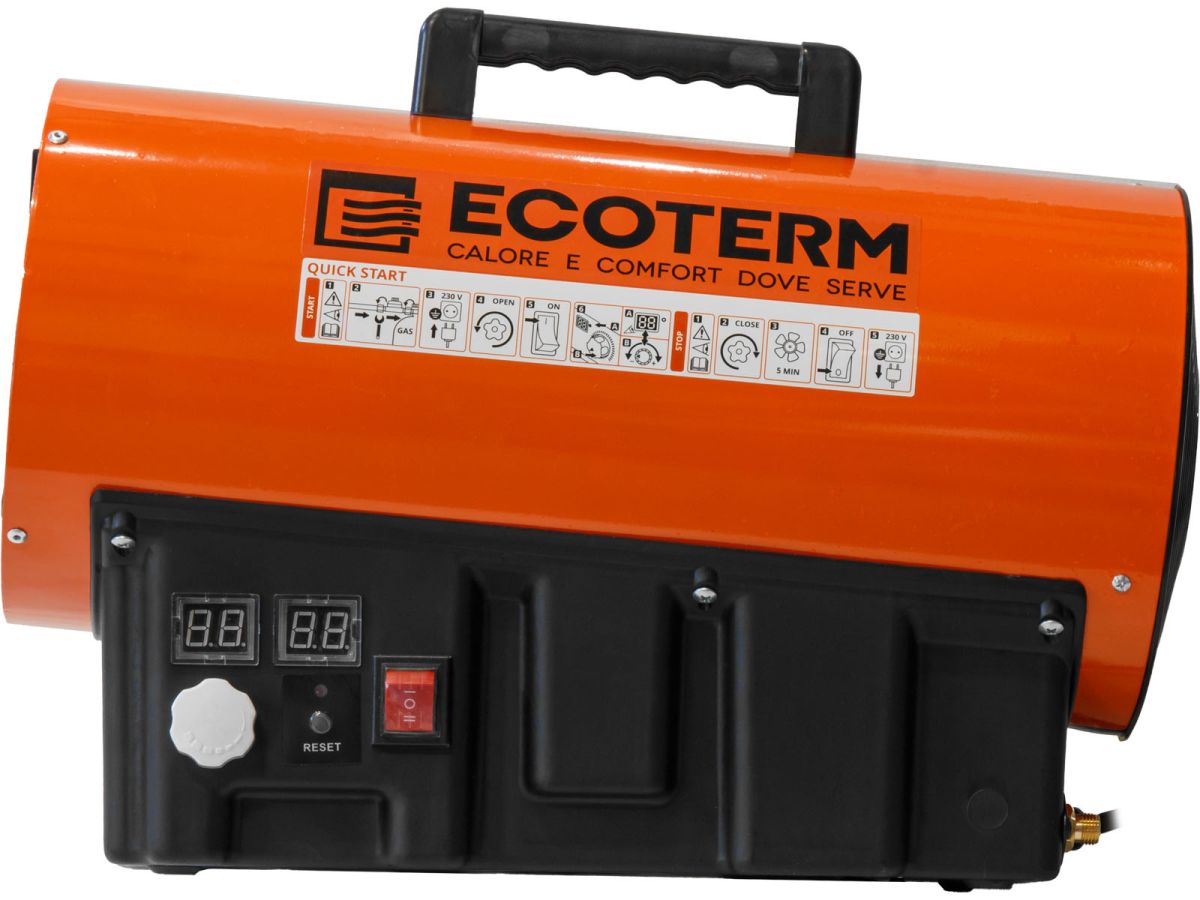 Нагреватель воздуха газ. Ecoterm GHD-31T прям., 30 кВт, термостат, переносной
