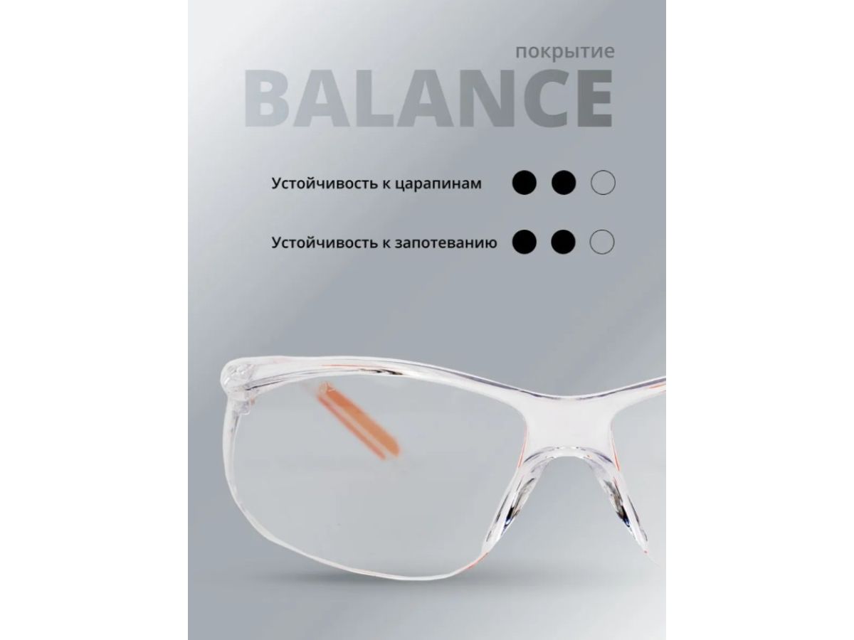 Очки открытые JETA SAFETY Optic-Fit прозрачные