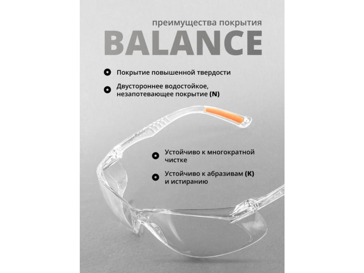 Очки открытые JETA SAFETY Optic-Fit прозрачные