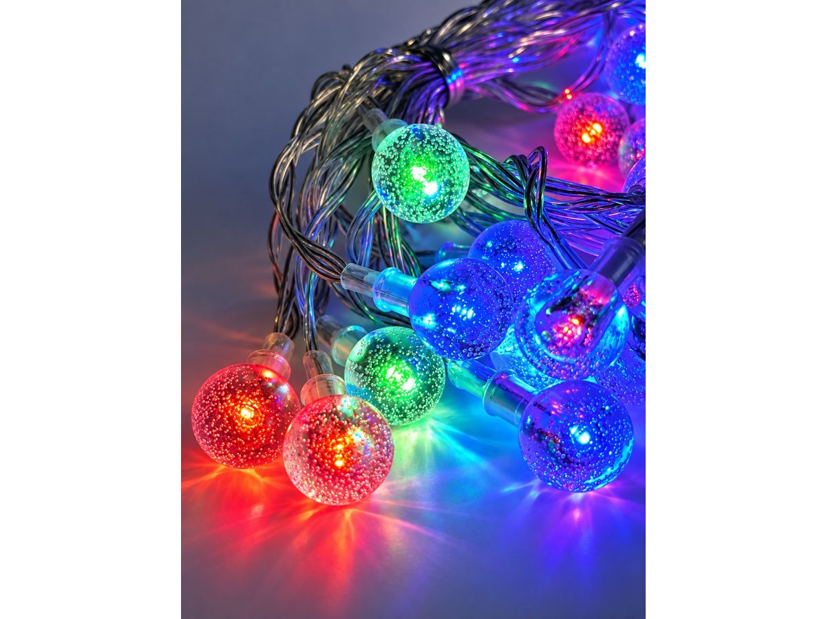 Гирлянда светодиодная с шариками 4,35 м, RGB, USB, 5В, серия FAIRY, TRUENERGY