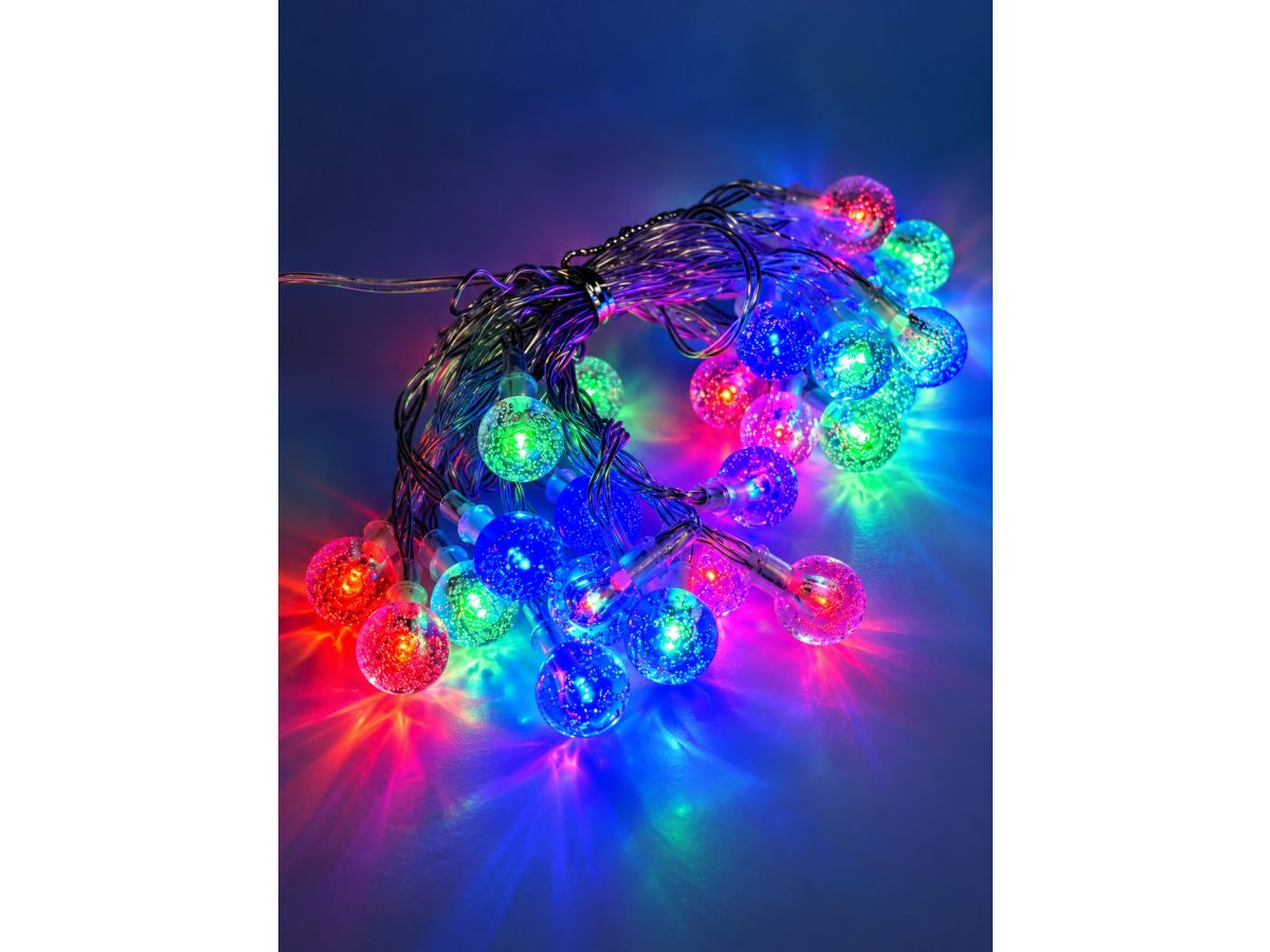Гирлянда светодиодная с шариками 4,35 м, RGB, USB, 5В, серия FAIRY, TRUENERGY