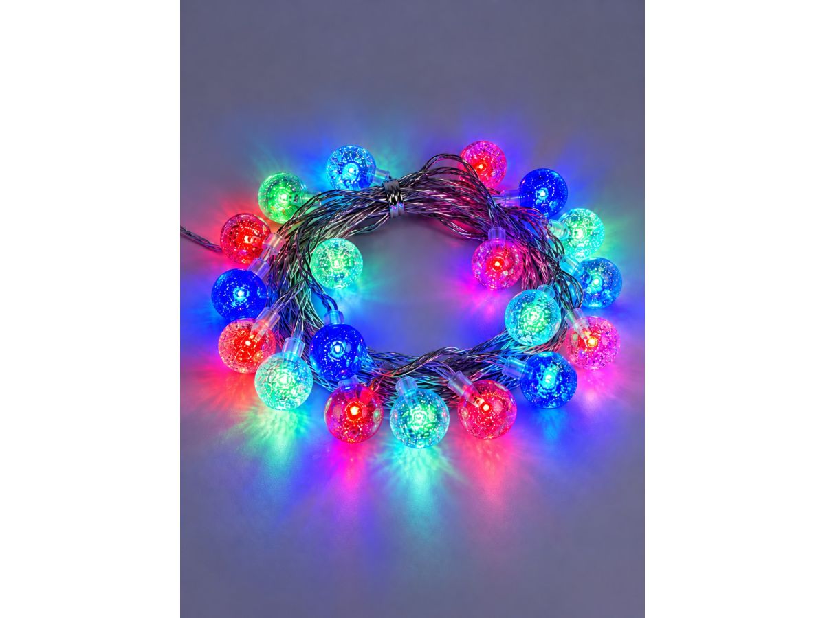 Гирлянда светодиодная с шариками 4,35 м, RGB, USB, 5В, серия FAIRY, TRUENERGY