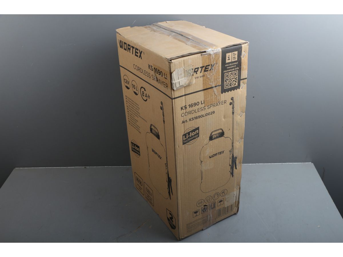 Аккум. опрыскиватель WORTEX KS 1690 Li 12В, 1 акк., 8 Ач, 16 л уцененный (0016048890)
