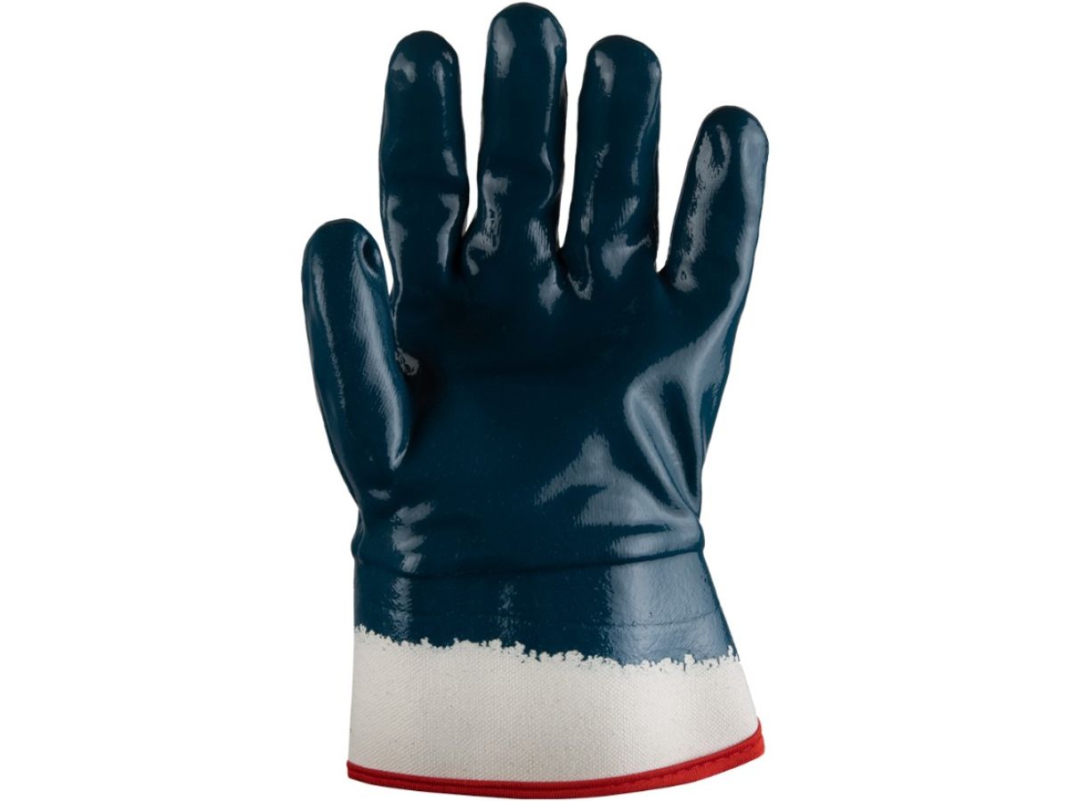 Перчатки х/б, нитриловое полное покрытие, манжет крага, 11/XXL Atlant Jeta Safety