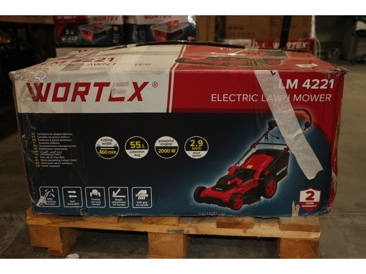 Газонокосилка электрическая WORTEX LM 4221 2000 Вт, шир.46 см, самоход. уцененный (0018481584)