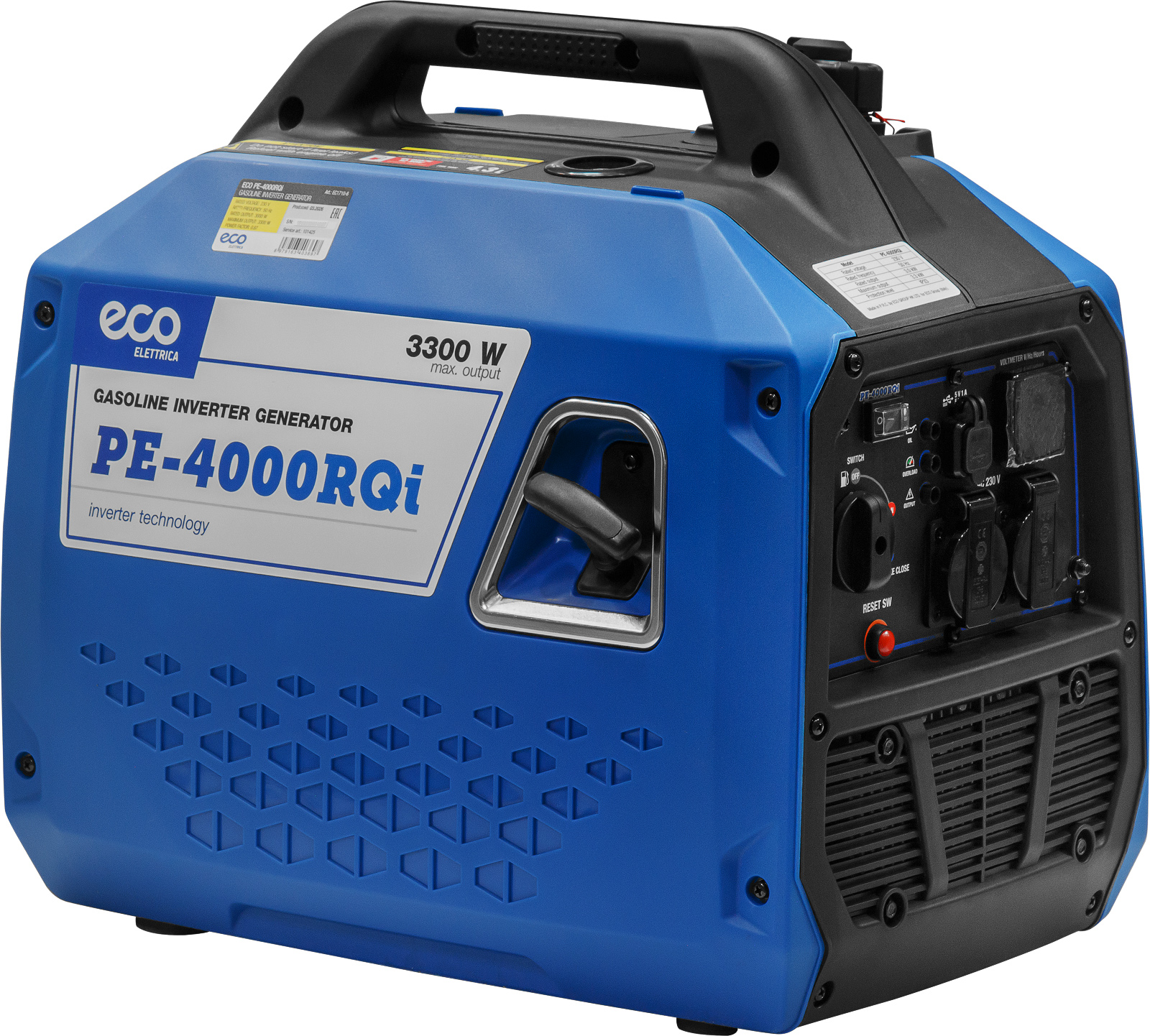 Электростанция (генератор инверторный бензиновый) ECO PE-4000RQi