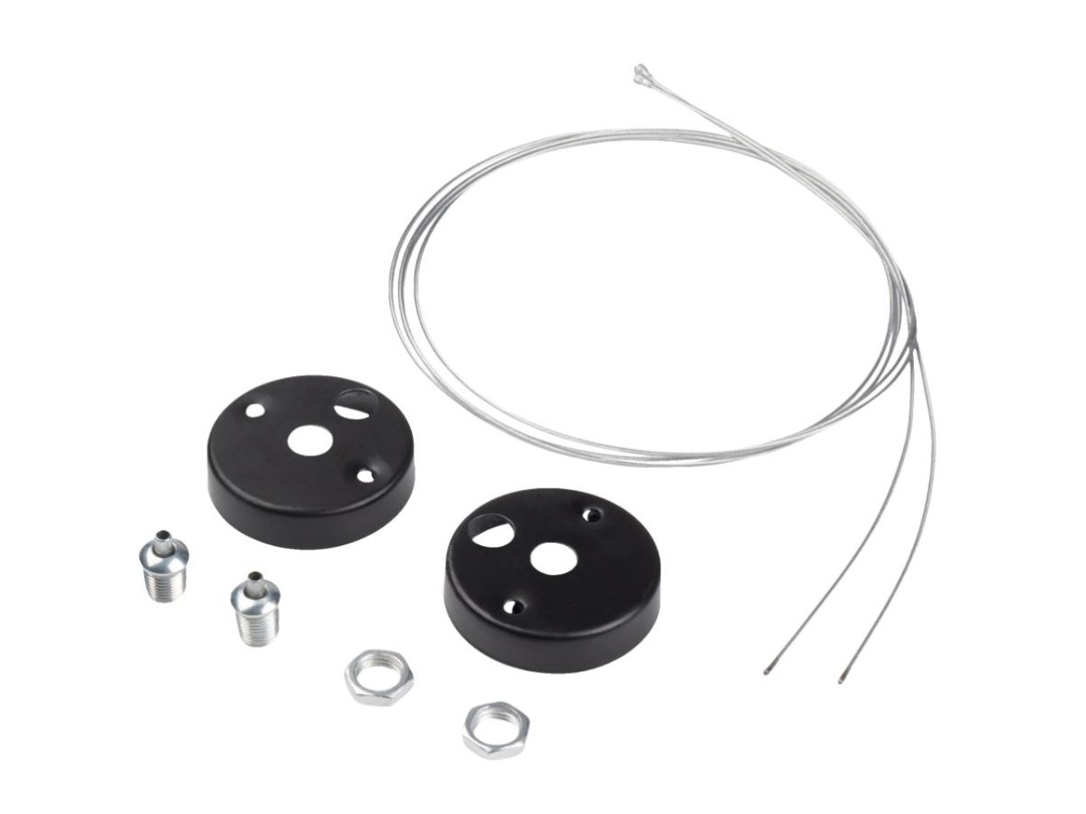 Комплект креплений PSO-01 S-2x1.0 m BLACK для подвесного монтажа JAZZWAY