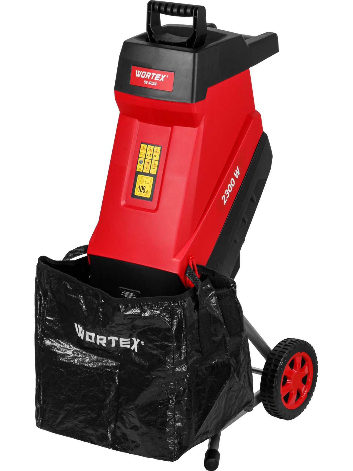 Садовый измельчитель WORTEX SE 4024 2.3 кВт, ножи, диам.веток 40 мм