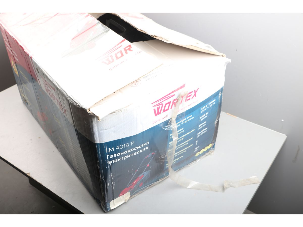 Газонокосилка электрическая WORTEX LM 4018 P 1600 Вт, шир.40 см уцененный (0042198624)