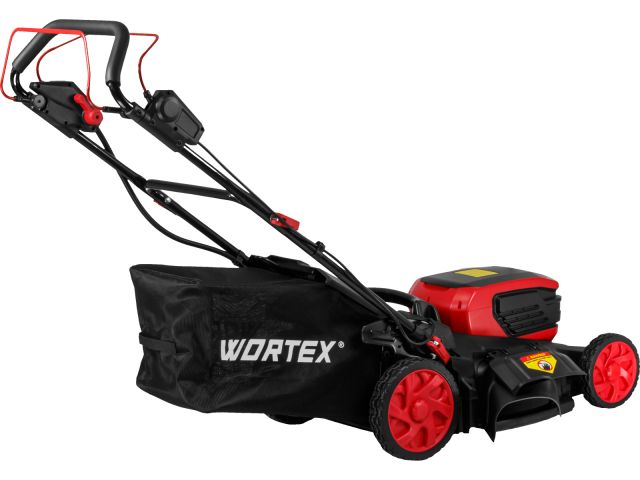 Газонокосилка аккум. WORTEX CLM 4536-4 в кор. XLT SET БЕСЩЁТ.ДВИГ., САМОХОД., 18В+18В, 2х4Ач акб (2х4 Ач акб, 510 мм, выс. 38-97 мм, дека пл