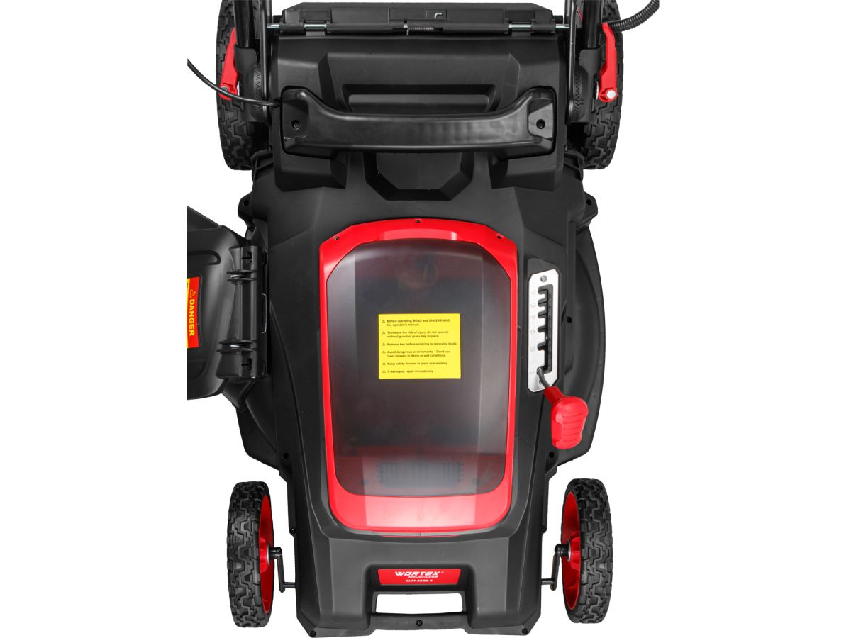 Газонокосилка аккум. WORTEX CLM 4536-4 в кор. XLT SET БЕСЩЁТ.ДВИГ., САМОХОД., 18В+18В, 2х4Ач акб