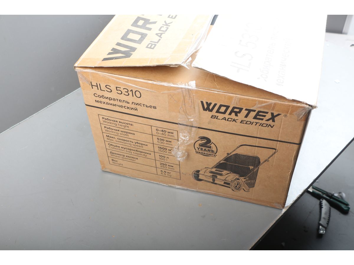 Собиратель листьев механический WORTEX HLS 5310 в кор. шир. 53 см., выс. 5-40 мм. уцененный (00480